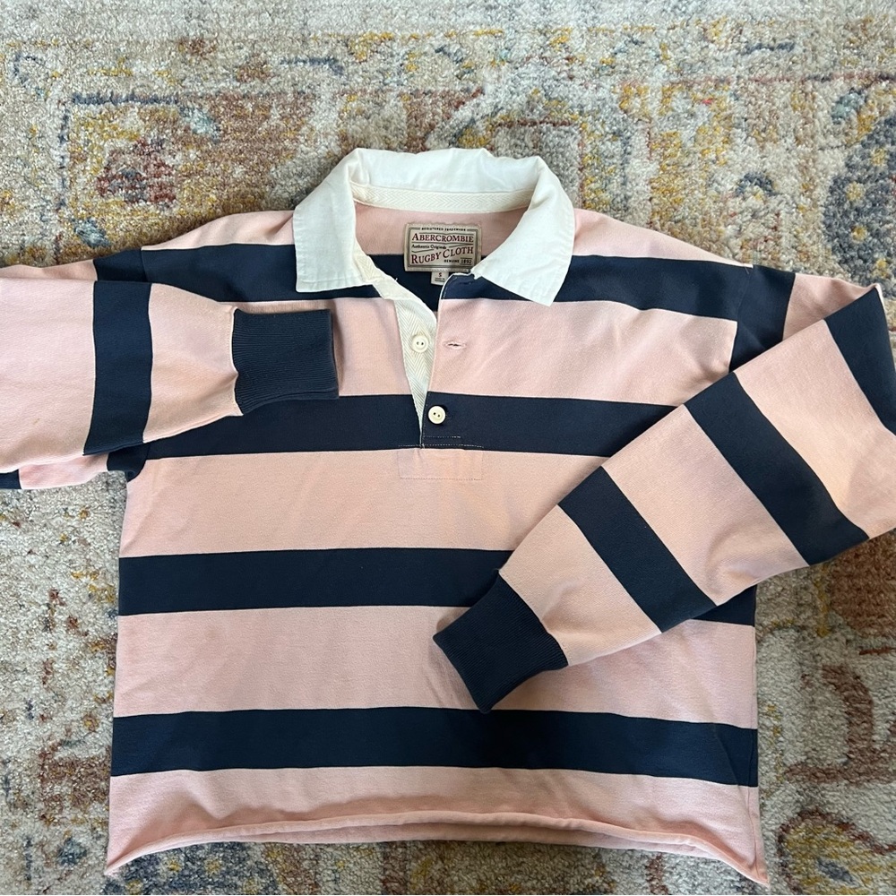 🩷ABERCROMBIE RUGBY LONG-SLEEVE